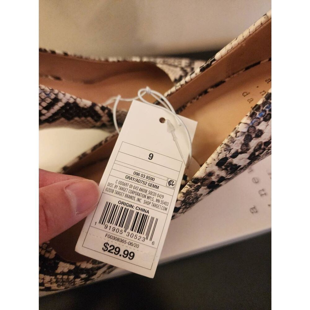 A New Day NWT animal print high heel size  9 - Picture 2 of 5